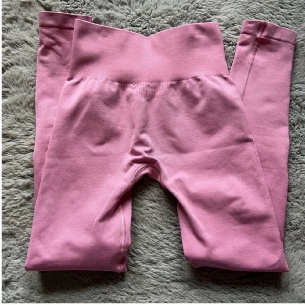 Oner Active Classic Seamless Pink Leggings XS - Picture 3 of 5